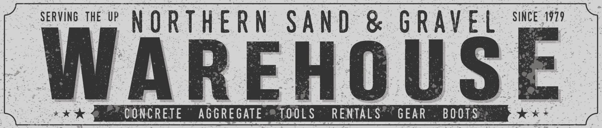 A sign that says " western sand & repair."