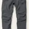 A pair of pants that are on the ground.