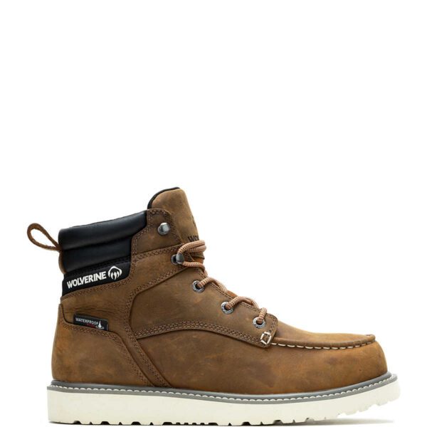 WOLVERINE Men's Trade Wedge 6" Moc-Toe Steel-Toe Work Boot (W231103)