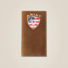 ARIAT Men's Flag Shield Rodeo Wallet - Aged Bark (A35547217)