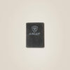 ARIAT Men's Pebble Leather Trifold Wallet - Black (A3556401)