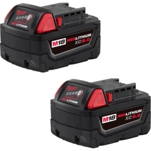 Two batteries for a milwaukee m 1 8 battery