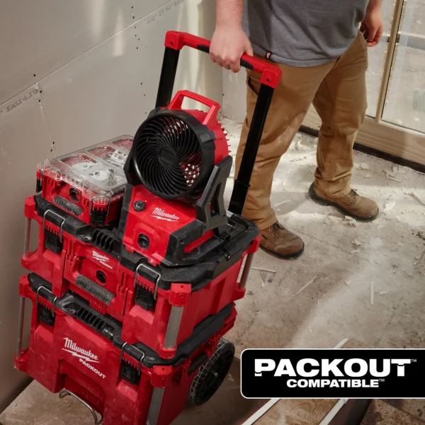 MILWAUKEE M18™ Brushless PACKOUT™ Fan - Bare Tool (0818-20) - Image 4