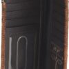 ARIAT Men's Ostrich Print Floral Embossed Rodeo Wallet (A3553102) - Image 4