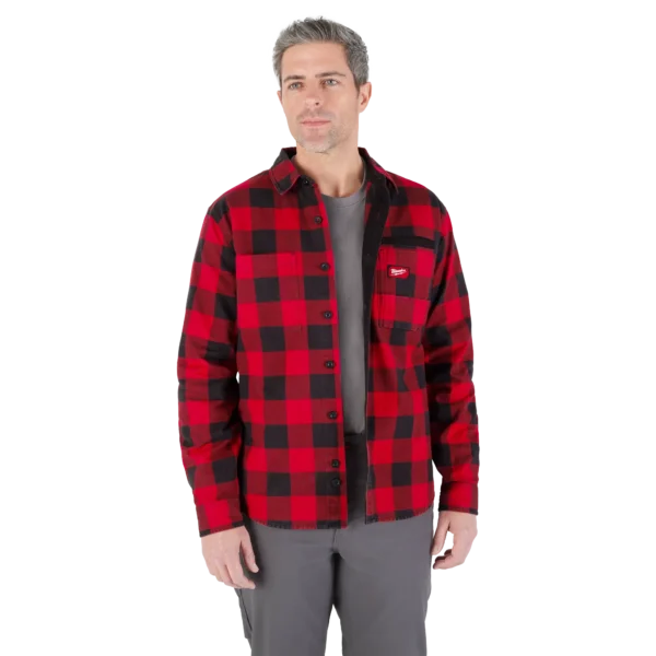MILWAUKEE GRIDIRON™ Flannel Shirt - Red, Gray or Blue (M551) - Image 7