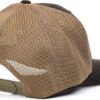 A brown and black hat is on the ground