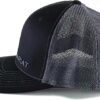 ARIAT Men's Flexfit 110 Solid Black Corner Brand Snapback - Black (1597501) - Image 5