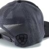 ARIAT Men's Flexfit 110 Solid Black Corner Brand Snapback - Black (1597501) - Image 6