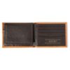 ARIAT Men's Feather Embossed Design Bifold Wallet- Brown (A3559848) - Image 3
