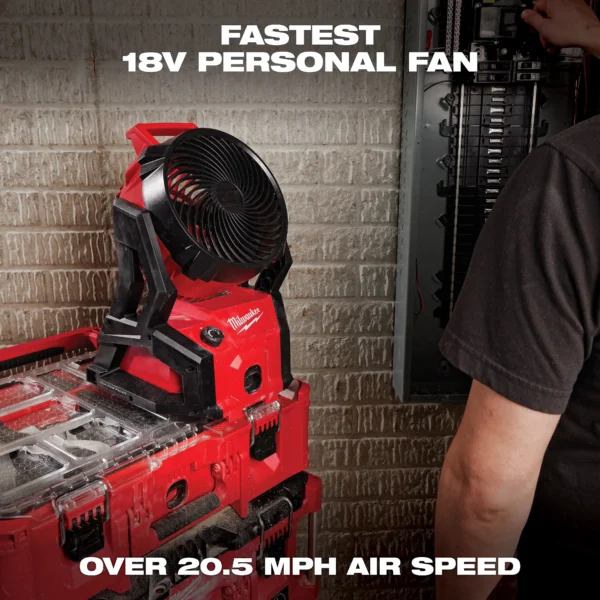 MILWAUKEE M18™ Brushless PACKOUT™ Fan - Bare Tool (0818-20) - Image 10