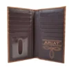 ARIAT Men's USA Flag Leather Rodeo Wallet - Brown (A3545802) - Image 3