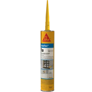 A yellow tube with a sticker on it